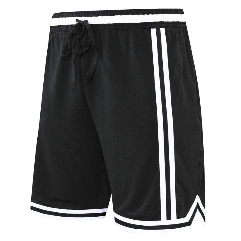 Basketball Quick Dry Loose Fashion Jogging Training Bottoms Men Black Shorts