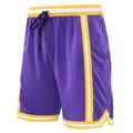 Basketball Quick Dry Loose Fashion Jogging Training Bottoms Men Purple Shorts